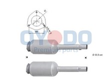 Oyodo DPF Rußpartikelfilter Dieselpartikelfilter 20N0105-OYO für FIAT PUNTO 199