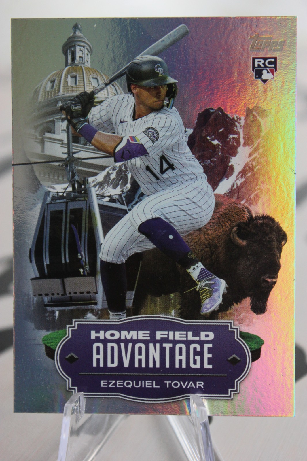 2023 Topps Update EZEQUIEL TOVAR Home Field Advantage RC #HA-22 Colorado Rockies