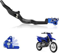 Motorcycle Rear Brake Pedal Foot Lever Foldable CNC for TTR 110 TTR110 blue