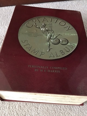 #ad #ad CITATION STAMP ALBUM Compiled by H. E. Harris 1968 Partially Filled $75.00