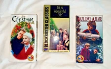 3 Vintage Christmas Holiday VHS Lot! Very Rare! Neil Patrick Harris! Great lot