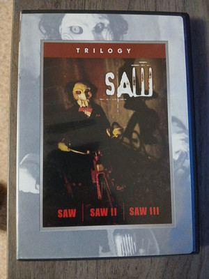  SAW TRILOGY (DVD) SAW 1, 2 & 3 used