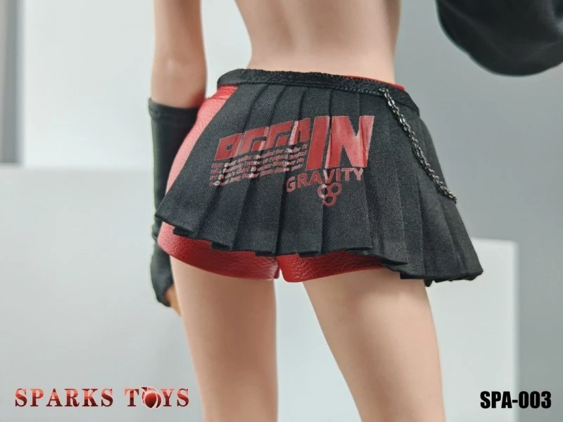 SPARKS TOYS SPA-003 1/1/6 Funcional Grupo de Meninas K-pop Saia Roupa Terno Modelo - Imagem 4 de 4