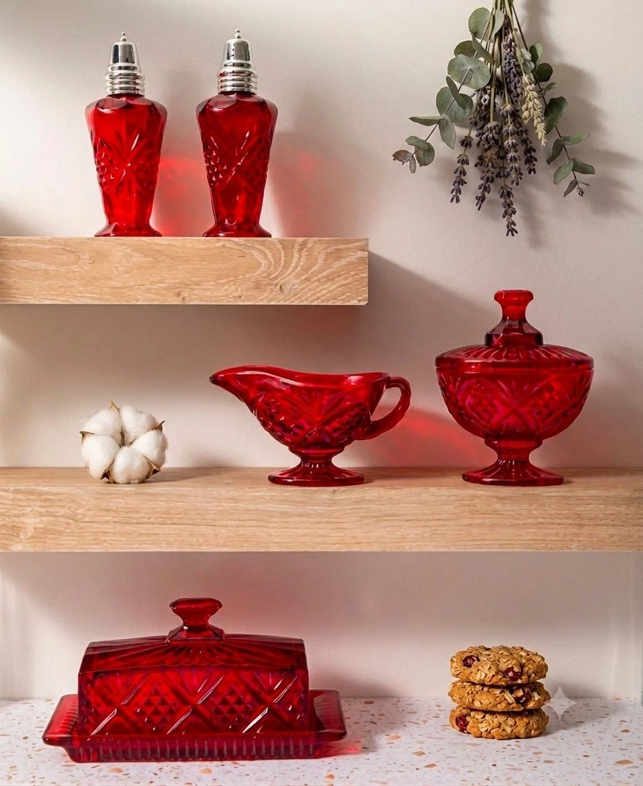 Red Salt & Pepper Salts&Pepper Shakers for sale | eBay