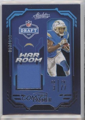 2021 Panini Absolute War Room Materials /199 Josh Palmer #WRM-JPA Rookie RC 0nr3