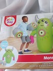 Bestway Monster Knock Out Bop Bag, Kids Boxing Set with Inflatable Gloves New. — photo 1