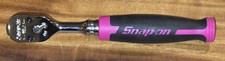 SNAP ON 3/8" Drive Cynergy™ Soft Grip Ratchet (Electric Pink)