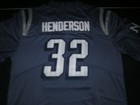 New England Patriots TreVeyon Henderson Blue Rivalries Jersey Size L