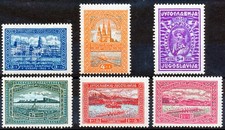 KINGDOM OF YUGOSLAVIA 1932 6v Rowing Championships***MNH