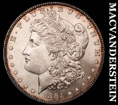 1884 Silver Morgan Dollar - FS-004 Sm Dot - Choice Gem Brilliant Unc+++  #i7089