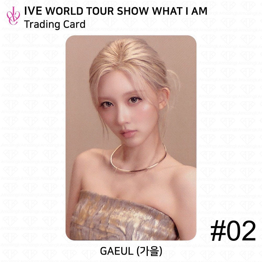 IVE WORLD TOUR SHOW WHAT I AM MD Benefit Photcard & Trading Card