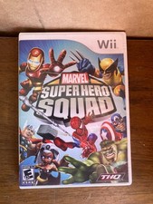 Marvel Super Hero Squad (Nintendo Wii, 2009), Complete with Manual & Case