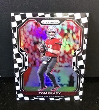 2020 Panini Prizm - Tom Brady #255 Black & White Checker Prizm Case Hit