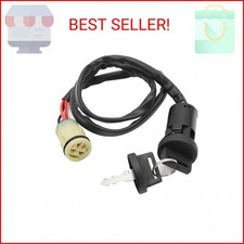 laffoonparts Ignition Switch w/Keys Replacement for Honda ATV TRX350 TRX420 TRX4