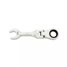12 In. 90-tooth 12 Point Stubby Flex Ratcheting Combination Wrench