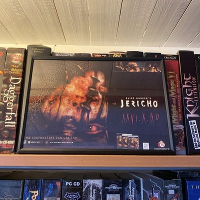 Clive Barker's Jericho Xbox360 A4 Poster Werbeblatt Promo Sheet mit Bilderrahmen