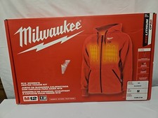 New Milwaukee Womens Red Heated Jacket Hoodie Medium - Hoodie Kit 336R-21M