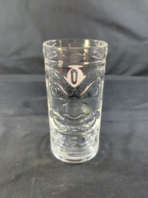 6'' Collectible Bacardi Rum Clear Thick Acrylic Plastic Tiki Mug Cup EUC Rare