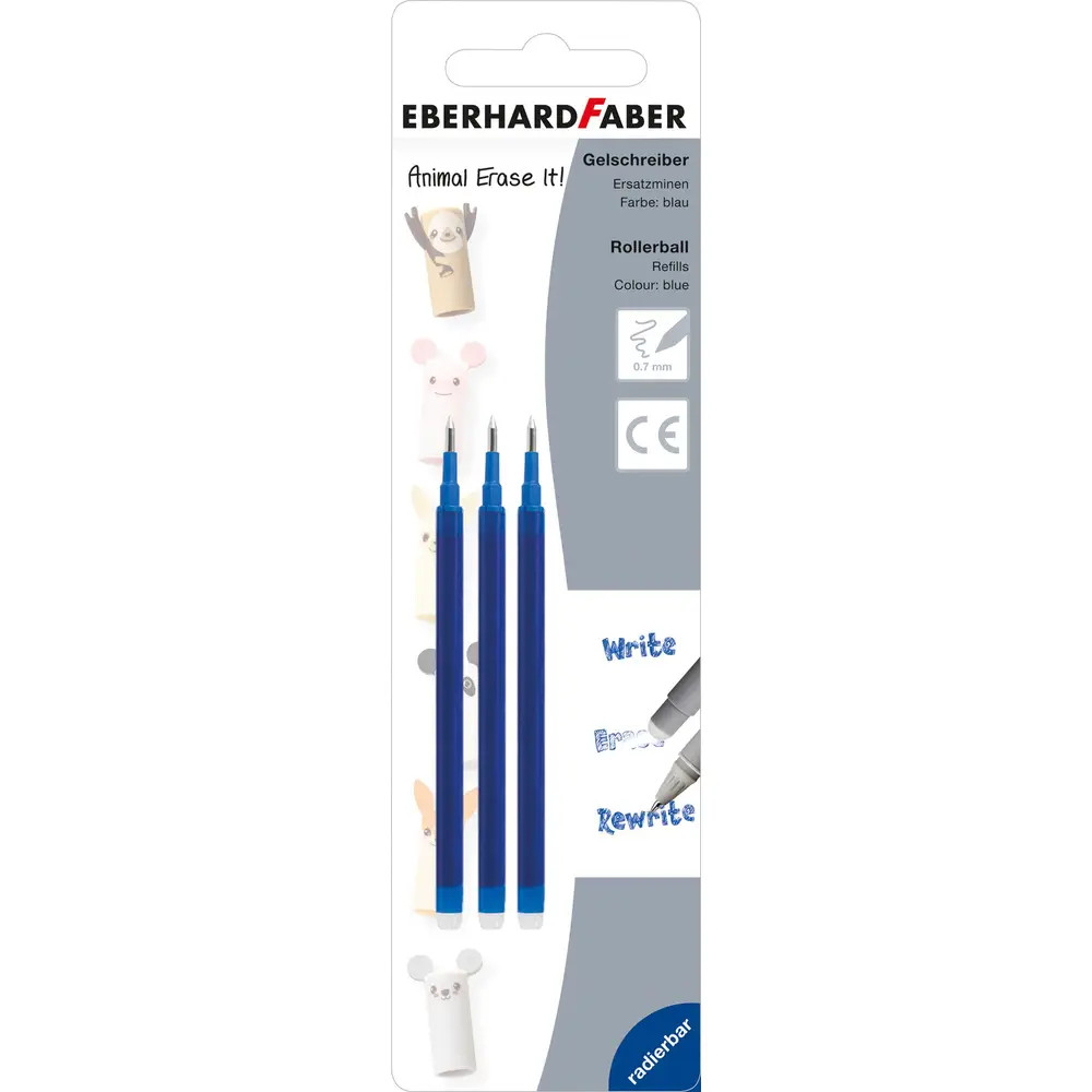 ''Radierbare Gelschreiber, Strichstärke 0,7 mm, Nachfüllbar, Mit denKunststo - Image 2