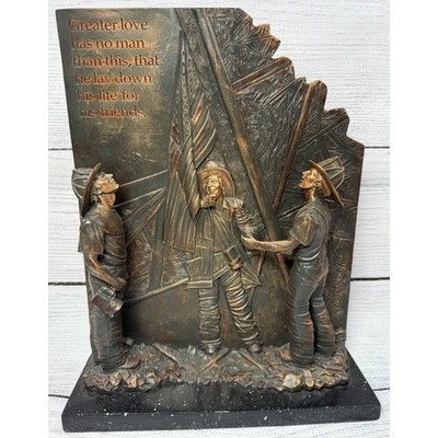 VTG Sept. 11th statue Ground Zero Artist Michael Walker Signed # 2326 Of 10,00