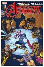 Marvel Action Avengers #10 1st Print Cover A IDW 2018 Yellow Hulk VF/NM