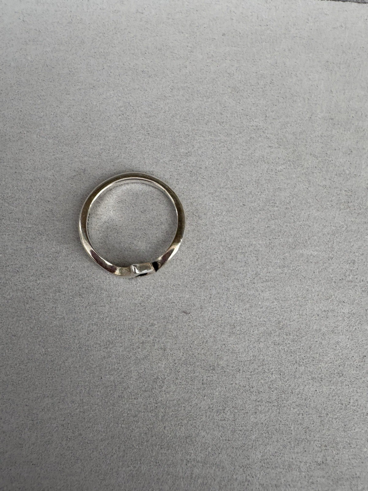 James Avery Letter S Script Initial Ring Size 8 S… - image 4