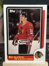 1986-87 Topps Hockey - (2) Ed Olczyk #82.