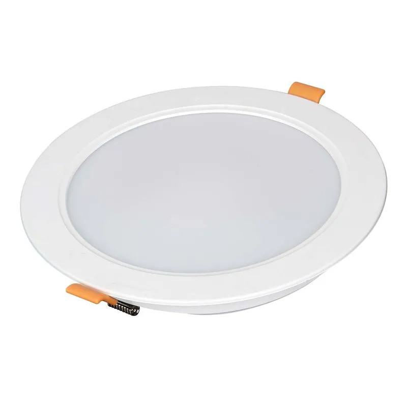 Faretto Led Da Incasso Rotondo 24W 2400LM Freddo 6000K Diametro 225mm Montaggio