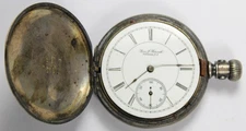 1893 Illinois Grade 112 16s 11j Silver Hunter Pocket Watch - Private Label