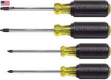 85664 Screwdriver Set, Made in USA, Square Recess with Color Coded Handles And