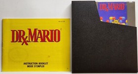 Dr. Mario (Nintendo NES, 1990) With Manual & Dust Cover Tested Tracked Shipping 