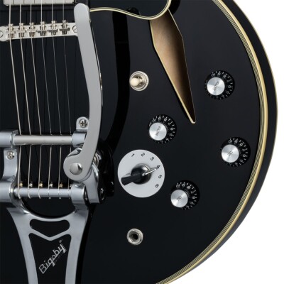 Epiphone Shinichi Ubukata ES-355 Custom Bigsby ver.02 Ebony From