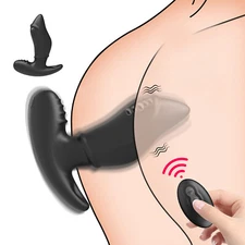 10 Vibrator Male Prostate Massager Anal Butt Plug G-Spot Dildo Sex Toys For Men