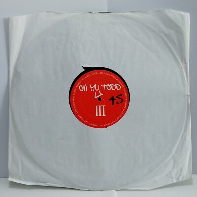 On My Todd  III - Let's Dance 12'' Vinyl UKG UK Garage Todd Edwards Style 2003
