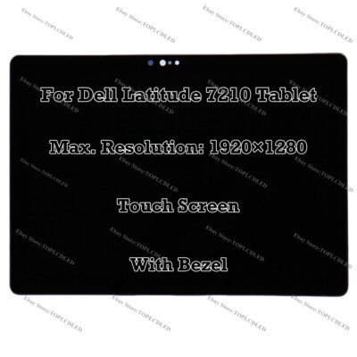 Für Dell Latitude 7210 Tablet FHD+ 60Hz LCD Montage Berühre Bildschirm 40 Pins