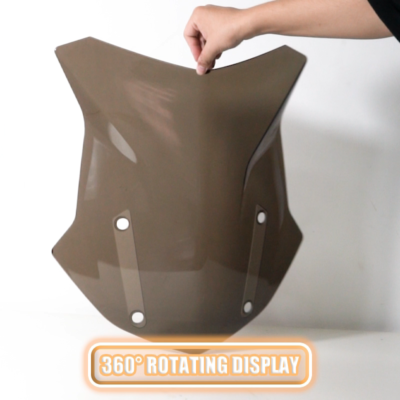 Motorcycle Black Windshield Windscreen For BMW R1200GS Adventure
