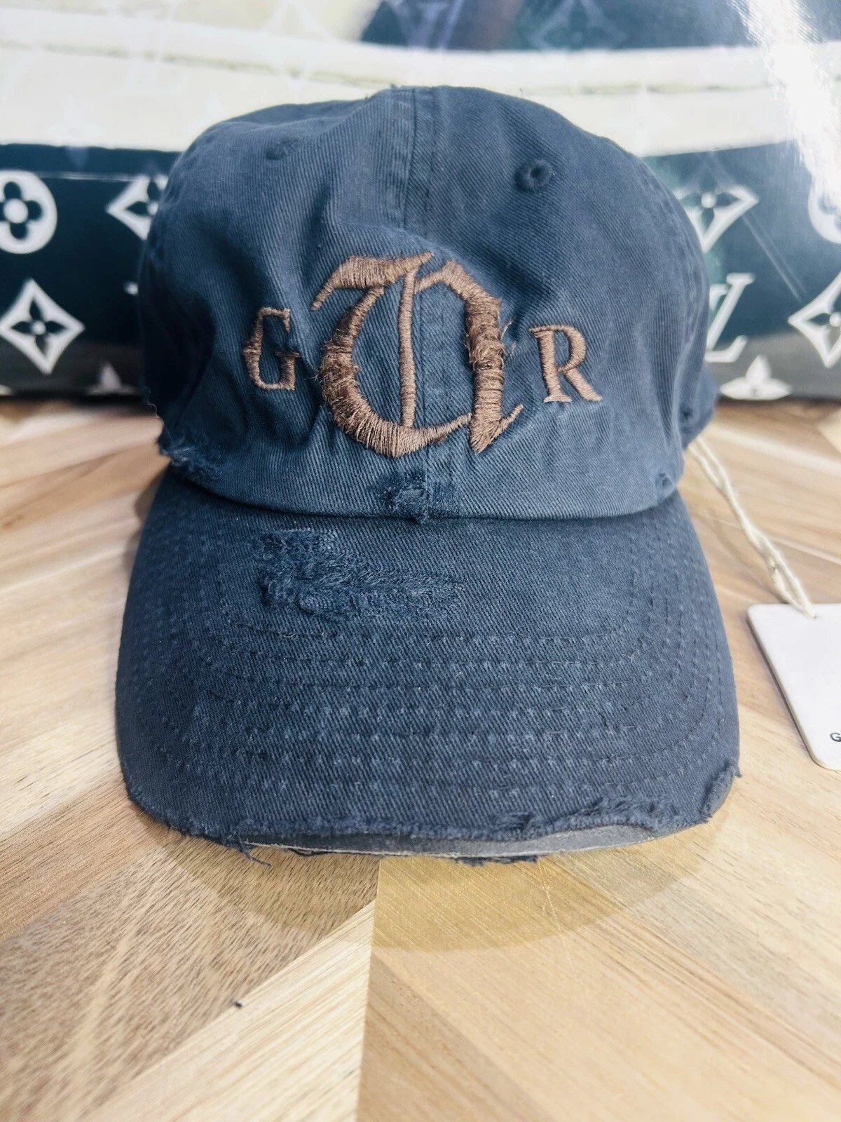 Chapeau GREG ROSS Travis Scott Cactus Jack DISTRESSED STAR CAP délavé noir suprême