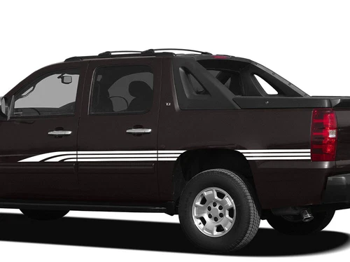 Graphic Two Sides Stripe Car Sticker For Chevrolet Avalanche Waist Line Decals - Picture 3 of 8
