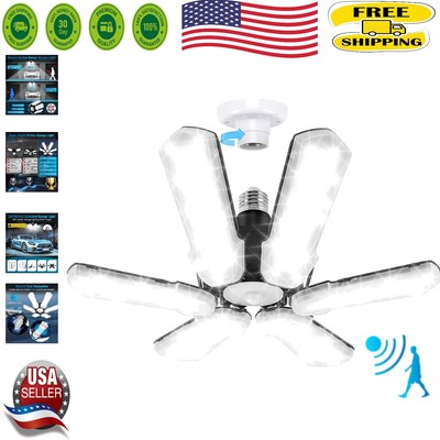 Adjustable Motion-Activated 18000LM LED Garage Light - Perfect for Indoor Spaces