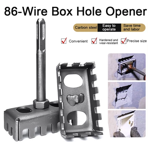 Square Hole Cutter Drywall Outlet Cutout Tool High-Strength For Electrical Box