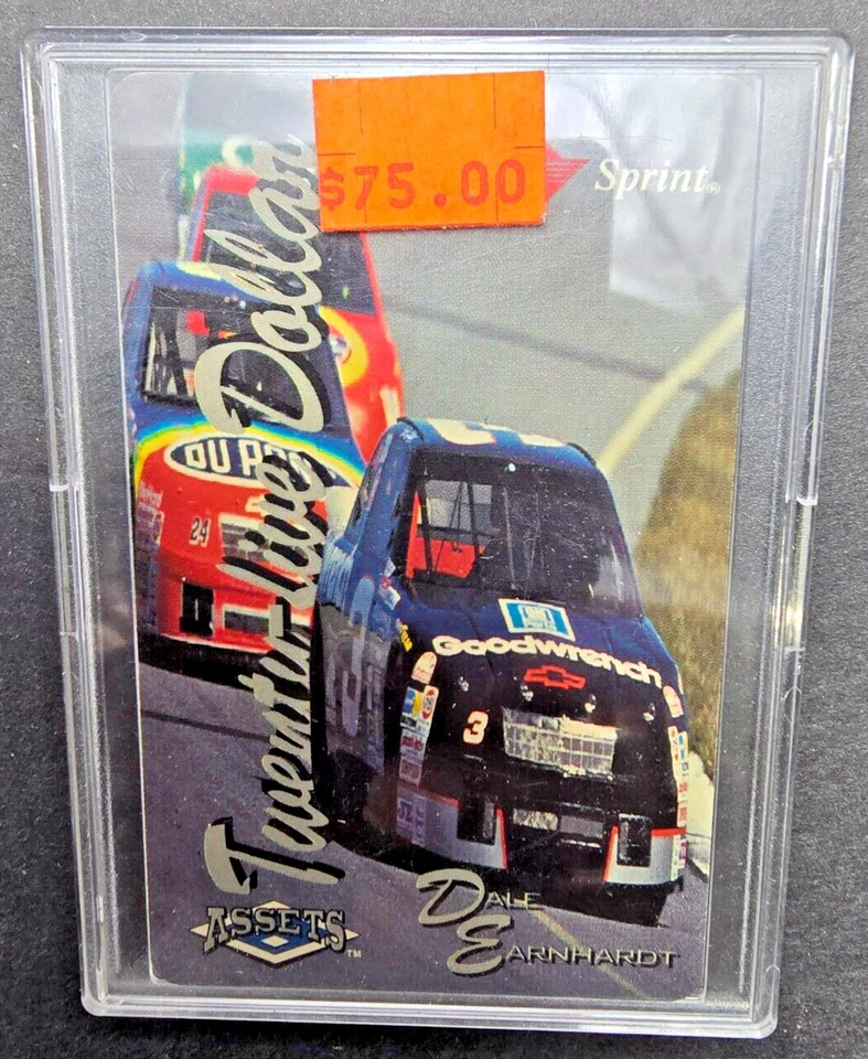 Dale Earnhardt 1995 Classic Assets Twenty Five Dollar Phone Card (577/808) $75 - Image 3 of 4