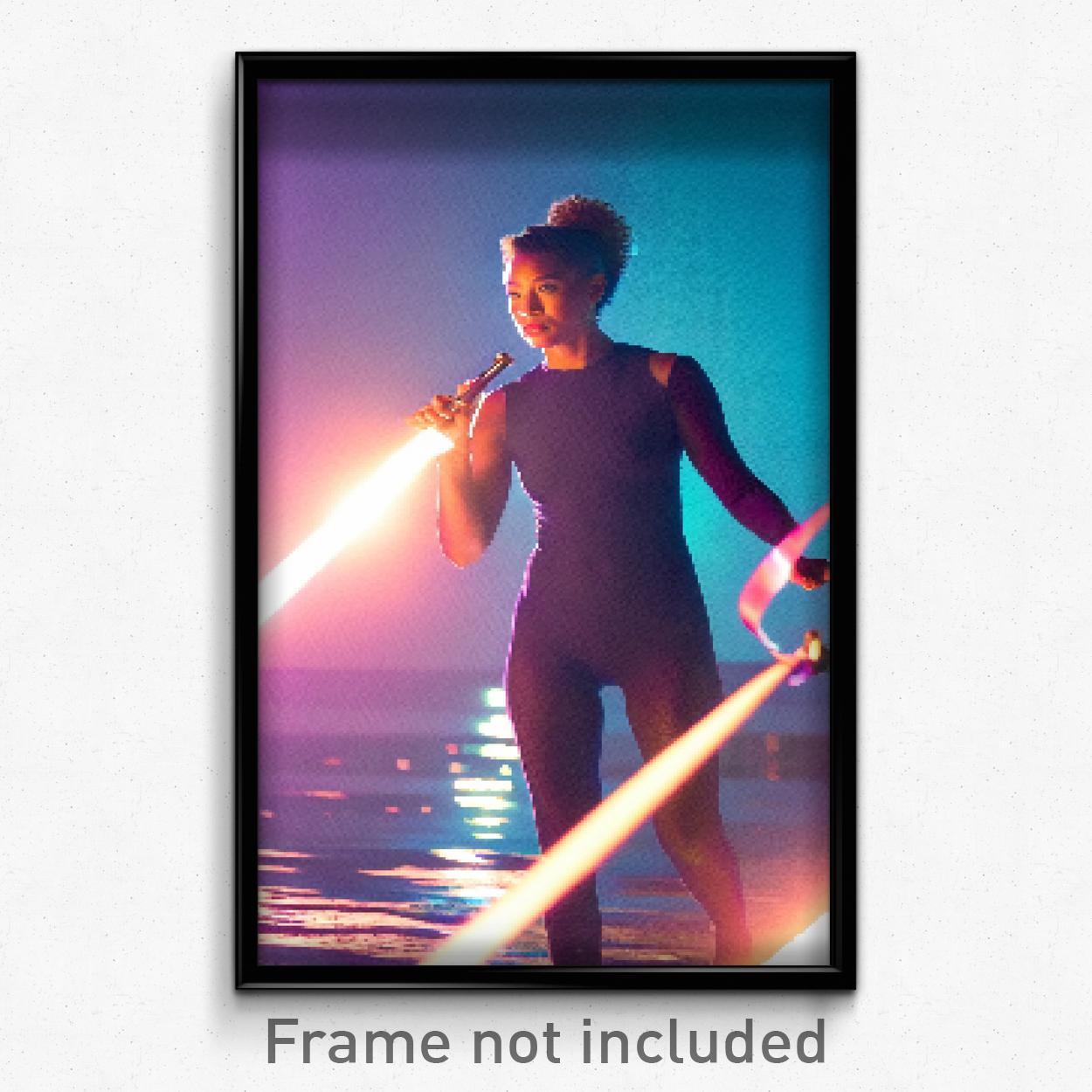 Pixel Art Poster - Stylish Shoals (8 Bit Psychedelic Trippy Video Game Print)