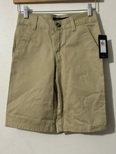 Tommy Hilfiger Boys Chino Shorts 10 Khaki Brown Kids Youth