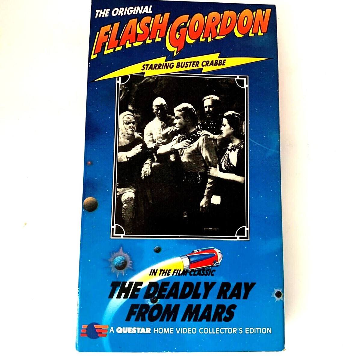 Flash Gordon: The Deadly Ray from Mars VHS Tape Rare Flash Gordon  