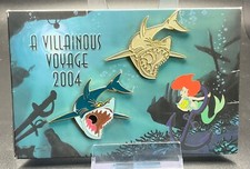 Prendedor Disney 2004 A Villainous Voyage 2004 Shark Attacking Ariel Little Mermaid