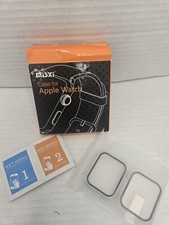 Misxi 2-Pack Apple Watch Case   Transparent Hard Cover for Series 6/SE/5/4 44mm
