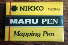 Sealed Box of NIKKO MARU Mapping Nibs N659-G Containing 144 Nibs