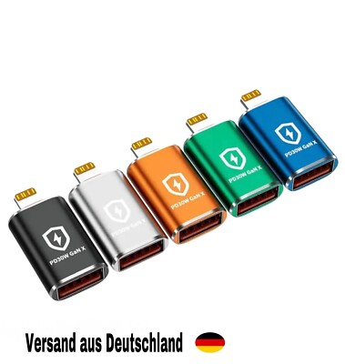 USB A auf IOS OTG Adapter PD 30W für iPhone  iPad Datenübertragung