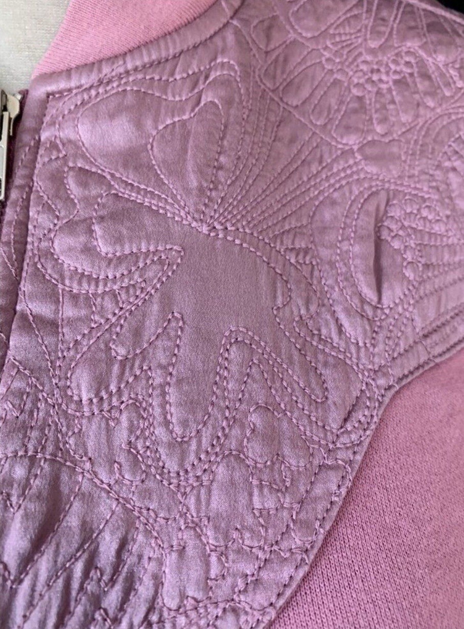 Marc Jacobs Authentic Solid Pink Long Sleeve Zip … - image 6