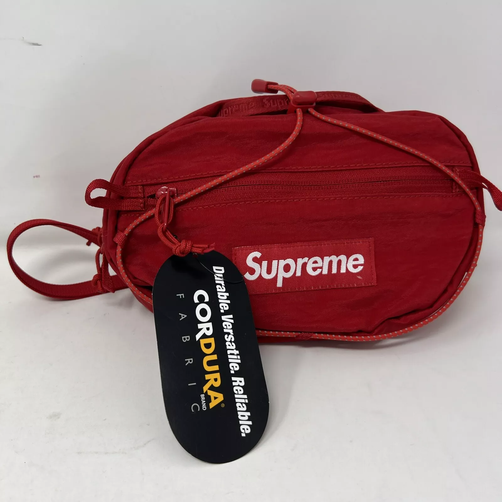 Sac banane ceinture taille Supreme Cordura   sangle réglable rouge
